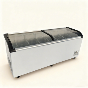 commercial de réfrigérateur de grande capacité de congélateur profond horizontal de coffre réfrigérateur d'aliments surgelés - Product Image 5