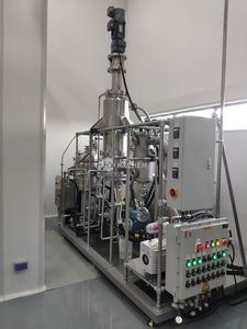 bibo 1m2 Stainless Steel Wiped Film Molecular Distillation Unit Sanitary Food Grade with <b>Pump</b> and Bearing Core Components - Product Image 5