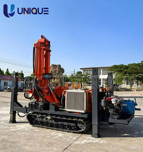 Precio de fábrica Máquina perforadora de pozos profundos con motor diésel tipo oruga rotativa de alto rendimiento con profundidad de perforación máxima de 500m - Product Image 2