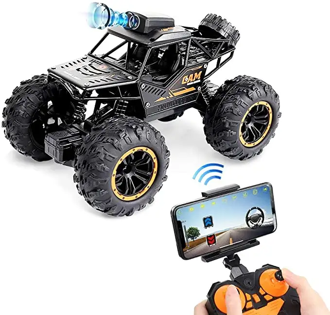 India Certificate RC Toy Car 1:18 Scale 2.4G RC Climbing Cars Camera Kar Remote Control Car with Camera