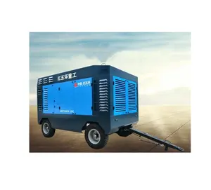 China 1130cfm Hongwuhuan Truck Mounted Diesel Portable Screw Air Compressor for Water Well Digging Work