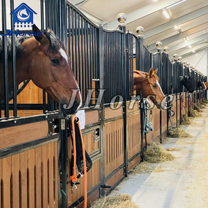 แผ่นแผงคอม้าแบบพกพาแผงม้าชุบสังกะสีสำหรับงานหนักม้าที่มั่นคงมาตรฐาน12ft แบบกำหนดเอง - Product Image 5