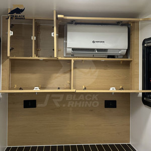 Mini camping-car tout-terrain avec mobilier pour cuisine, <span class=keywords><strong>caravane</strong></span>, camping-car, remorque, armoires, petite <span class=keywords><strong>caravane</strong></span>, lit pliant - Product Image 4