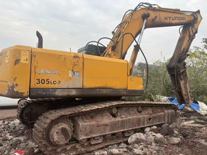 Excavatrice sur chenilles Hyundai 305lc-7 d'occasion, 30,5 tonnes, avec moteur Cummins, PLC et pompe - Prix avantageux - Product Image 2
