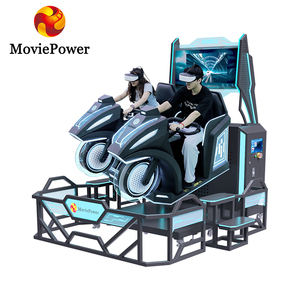 Moviepower VR <span class=keywords><strong>Storm</strong></span> <span class=keywords><strong>Rider</strong></span> 9D จำลองการบินในร่มรถไฟเหาะนั่งอุปกรณ์ความบันเทิงสำหรับโรงเรียนรับเลี้ยงเด็กใช้ในสนามบิน - Product Image 1