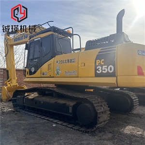 Excavatrice Komatsu 350 de 35 tonnes, équipement d'occasion, d'origine japonaise, presque neuve, composants moteur et pompe essentiels en excellent état, vente à bas prix - Product Image 1