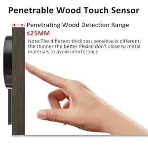 5V 12V 24V thâm nhập 25 mét tay bằng gỗ quét cảm biến chuyển động <span class=keywords><strong>Dimmer</strong></span> cảm ứng chuyển đổi cho on/off đèn cho nội thất chiếu sáng - Product Image 2