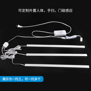 Tira de luz LED lineal empotrada para gabinete, armario, expositor de vinos, estantería, iluminación, carcasa de acrílico, diseño ultrafino - Product Image 4