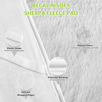 Couverture chauffante électrique sur mesure en gros, lavable, certifiée CE, avec prises US/UK/EU pour usage domestique et hôtelier
