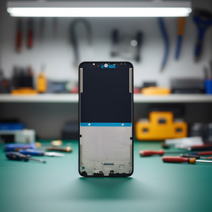 Cornice di ricambio nera per display LCD anteriore Xiaomi Redmi 8, compatibile con il gruppo display Redmi 8A, in materiale ABS - Product Image 3