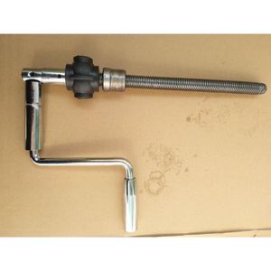 Manivela manual de acero inoxidable con varilla de tornillo para ajuste de cama hospitalaria - Product Image 1