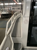 Bateau de pêche de luxe de 9m, cabine centrale en Aluminium, yacht avec promenade à vendre