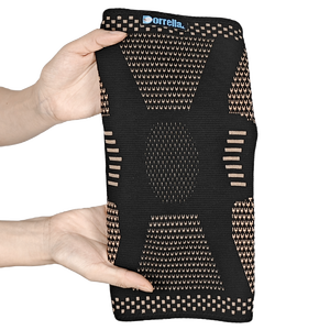 Ginocchiera sportiva in Neoprene traspirante per ginocchiere da <span class=keywords><strong>palestra</strong></span> per alleviare il dolore ginocchiere di protezione anticollisione per la corsa - Product Image 6