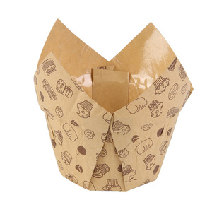 Artisanat papier polygone Cakecup cuisson ménage gâteau tasses résistance à haute température plusieurs tailles disponibles moules à cupcake - Product Image 6