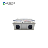 Boîtier de compteur triphasé LD930 housses de pluie plastique PC électricité électrique standard boîte de couverture de compteur