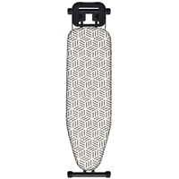 Planche à repasser professionnelle universelle pour la maison, pleine grandeur, avec dessus en maille