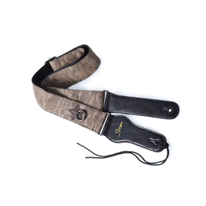 Vente en gros oem logo personnalisé haute qualité en cuir tête corée électrique acoustique sangle de guitare - Product Image 1