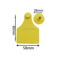 Étiquettes d'oreille RFID personnalisées pour bovins
