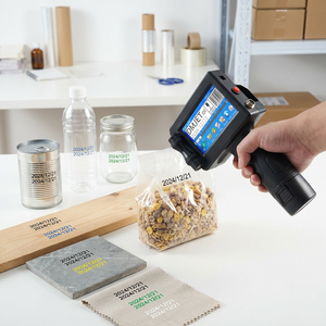 Impresora de Inyección de Tinta Portátil de Mano <span class=keywords><strong>con</strong></span> Tinta de Secado Rápido para Códigos QR y Fechas de Caducidad - Product Image 1