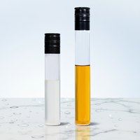 Botella de Vidrio de Borosilicato con Tapa de Rosca para Muestras de Vino, Whisky y Licores, con Logotipo OEM, en Tubo de 50ml, 100ml y 10cl
