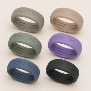 เคสซิลิโคน Oura Ring 5/4 Galaxy Ring RingConn Ultrahuman แบบนูนลายควันสีใส ป้องกันสมาร์ทริง พร้อมสลักข้อความตามสั่ง ใช้ได้ทุกวัน - Product Image 5