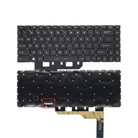 Teclado de ordenador portátil ruso para MSI GE66 GP66 Raider MS-1541 GS66 Stealth MS-16V1 MS-16V2 MS-16V3 MS-14C1 MS-14C2 retroiluminación RGB