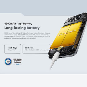 CPU Snapdragon del POCO M8 Pro 5G ®   Pantalla AMOLED CrystalRes de 6.83 pulgadas de 7.ª generación, batería de 6500 mAh (típica), Xiaomi HyperOS 2 - Product Image 4