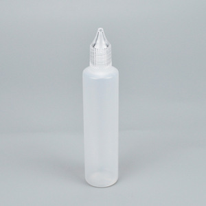 Pet <b>Plastic</b> Bottles 25 50 100ml Cylinder Screw <b>Cap</b> For Chemical Packaging - Product Image 3