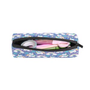 Trousse à crayons personnalisée Kawaii avec impression de licornes, sac à crayons avec fermeture éclair pour écoliers, garçons et filles - Product Image 4