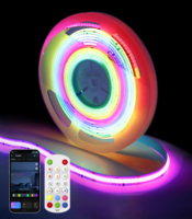 Bande LED COB RGB WS2811 adressable, flexible, pour éclairage paysager extérieur de piscine