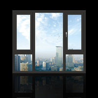 Inswing-ventanas abatibles de doble acristalamiento, ventanas arqueadas con barras antirrobo, de elevación alta seguridad, construcción, precio al por mayor, serie 112