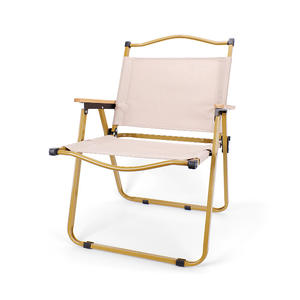Chaise pliante d'extérieur NOUVELLE améliorée à angle réglable pour camping, jardin et pêche, dossier haut, vente en gros - Product Image 1