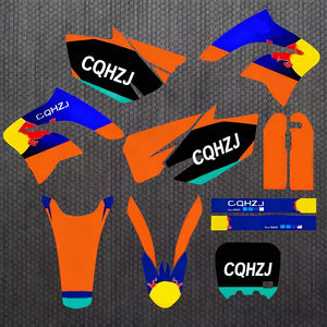 Autocollants décoratifs pour jantes de moto CQHZJ pour KTM 125 200 250 390 790 890 Duke, personnalisables - Product Image 1