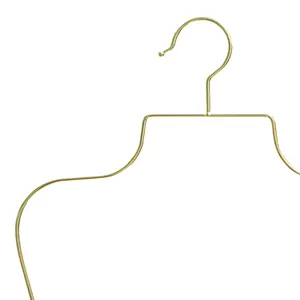 Top Sale Single Shiny Gold Metal Single Hanger For Swimsuit Bikini Display