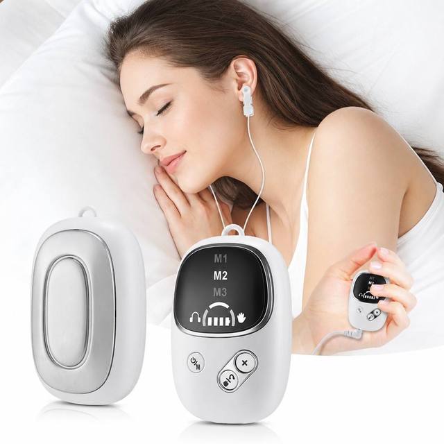 Portable CES Sleep Aid Type-C Rest Hypnosis Therapy Ear Clip Handheld Aid Machine for Pressure Relief Help Sleep