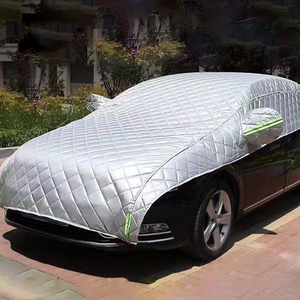 Housses de voiture anti-grêle épaisses de haute qualité en argent pour voitures universelles, protection de carrosserie, housse extérieure - Product Image 4