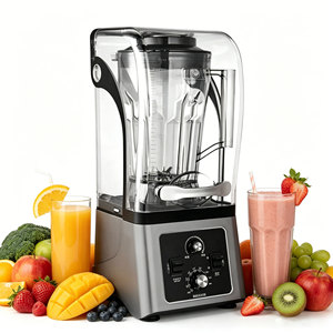 Licuadora Comercial Eléctrica de Alta Resistencia, Máquina para Hacer Smoothies de 2600W y 4.5L, Silenciosa, con Función para Triturar Hielo y Multifuncional - Product Image 1