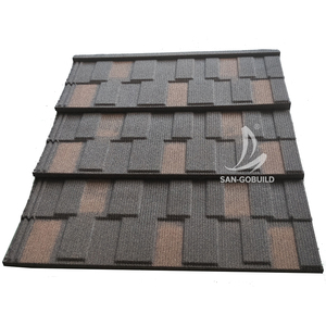 Matériaux de toiture colorés Tuiles en métal revêtues de pierre à bas prix d'usine chinoise pour <span class=keywords><strong>couverture</strong></span> de <span class=keywords><strong>toit</strong></span> de maison préfabriquée - Product Image 3