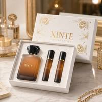 Flacons de parfum en verre vides de haute qualité avec logo personnalisé, 30 ml et 50 ml, avec boîte d'emballage et couvercle personnalisé