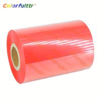 Pita Transfer Termal Resin Lilin Hitam yang Dapat Dicuci untuk Printer Label Barcode dan Mesin Faks