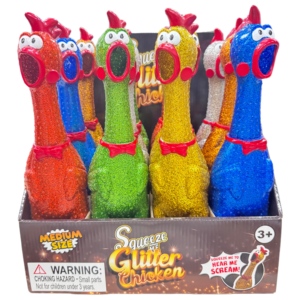 Tốt Nhất Sản Phẩm Bán Chạy Trong USA Bóp Scream Vàng Hành Tây Và Huỳnh Quang Gà 6 lứa tuổi Trẻ Em Căng Thẳng Cứu Trợ Động Vật Đồ Chơi - Product Image 3