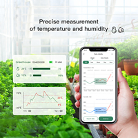 Sensor Remoto de Temperatura y Humedad Registrador de Datos de Temperatura y Humedad con Wi-Fi