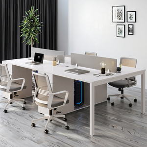 Bàn máy tính Sáu người hiện đại kết hợp bàn họp văn phòng tự động cho 2 4 hoặc 6 người sử dụng trong bệnh viện - Product Image 2