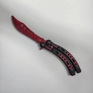 <strong>Butterfly</strong> <strong>Trainer</strong> Unsharpened Blade Practice <strong>Butterfly</strong> Comb <strong>Trainer</strong> for Training <strong>Knives</strong> Beginners Practises Flipping Tricks - Product Image 6