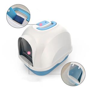 Hersteller Großhandel Haustier produkte Katze Katzen toilette mit Schaufel und Rost Haustier reinigung Katze gehen zur Toilette - Product Image 5