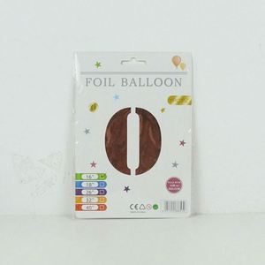 16inch Number Globos Fine Packaging Number <b>Balloons</b> Individually Wrapped Paper Card Aluminum Foil Number <b>Balloons</b> Wholesale - Product Image 5