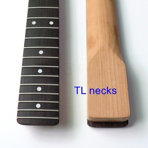Mástil de guitarra eléctrica TL/ST de arce tostado sin terminar de 25.5 pulgadas con 22 trastes y diapasón de palisandro - Product Image 6