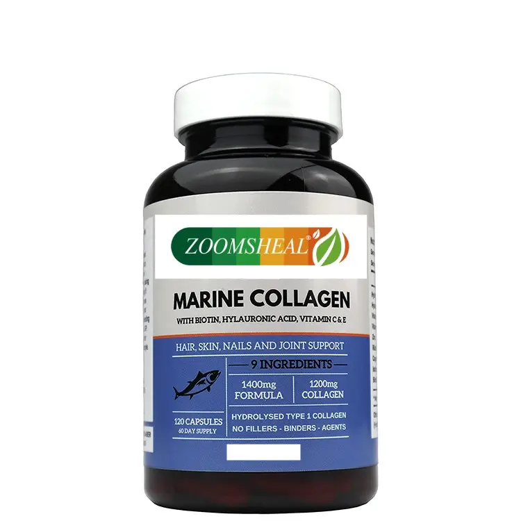 OEM vitamina C vitamina E migliora le capsule sbiancanti per la pelle al collagene OEM meno rughe capsule di collagene compresse capsula sbiancante