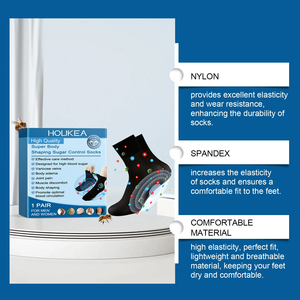 Kaus kaki lembut perawatan <span class=keywords><strong>Diabetes</strong></span>, kaus kaki perawatan kaki anti selip, nyaman, sirkulasi darah, pelangsing, nyeri, varises, baru - Product Image 6