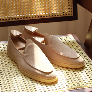 British casual <b>shoes</b> for men, genuine leather casual <b>shoes</b>, comfortable and anti-slip - Product Image 4